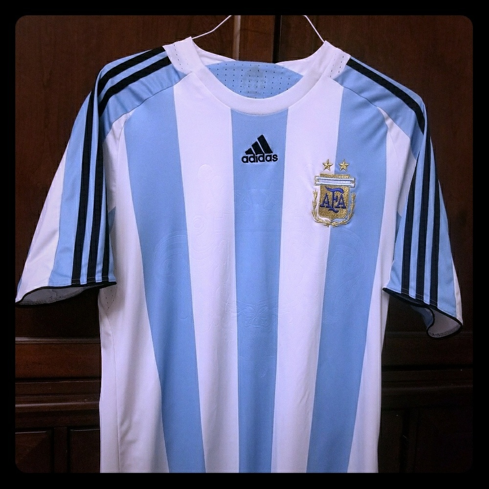Mens Adidas Argentina jersey.